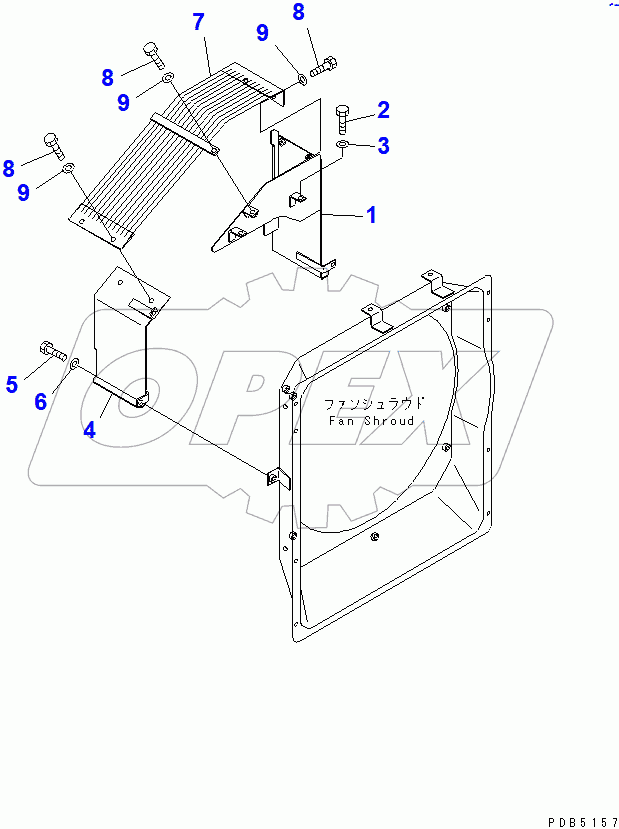  FAN GUARD (WITH AIR CONDITIONER)(96514-)