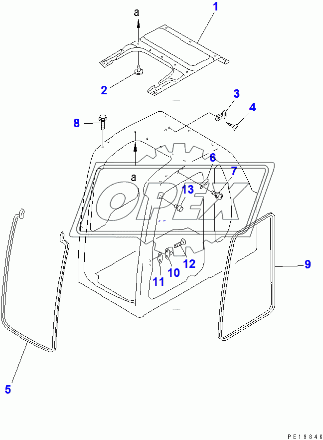  OPERATOR'S CAB (INSIDE COVER)(80001-92949)