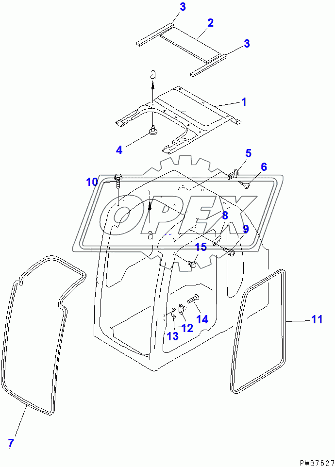  OPERATOR'S CAB (INSIDE COVER)(99922-)