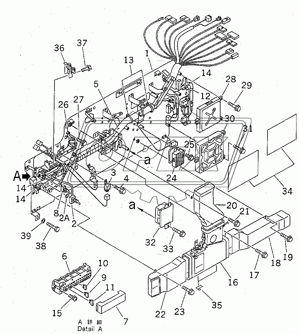  OPERATOR'S CAB (BASE) (WORK LEVER WITH PPC VALVE) (ELECTRIC GOVERNOR)(80001-86929)