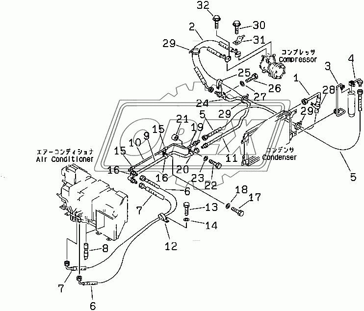  AIR CONDITIONER (COOLING LINE)(80001-86929)