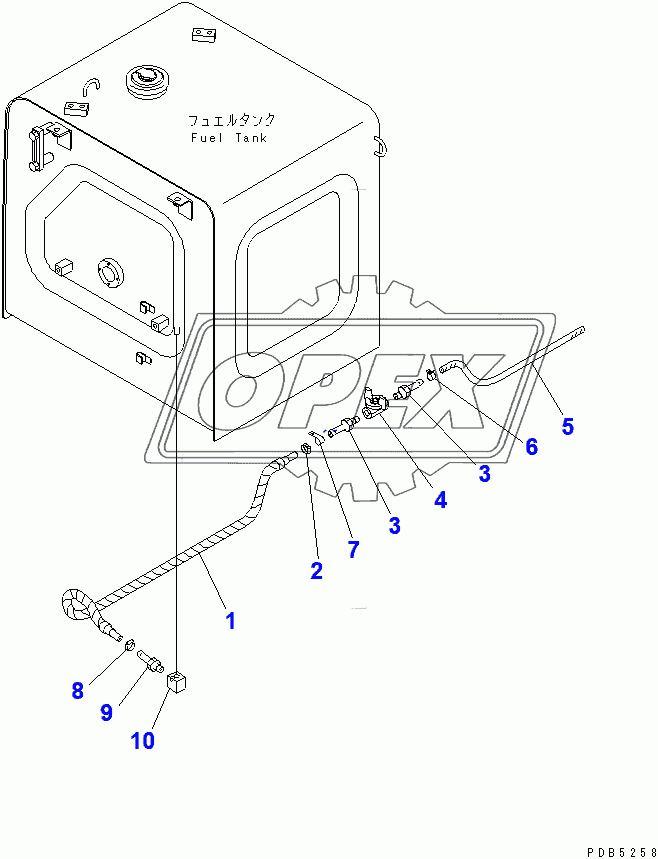  FUEL DRAIN LINE (REMOTE)(94999-98526)