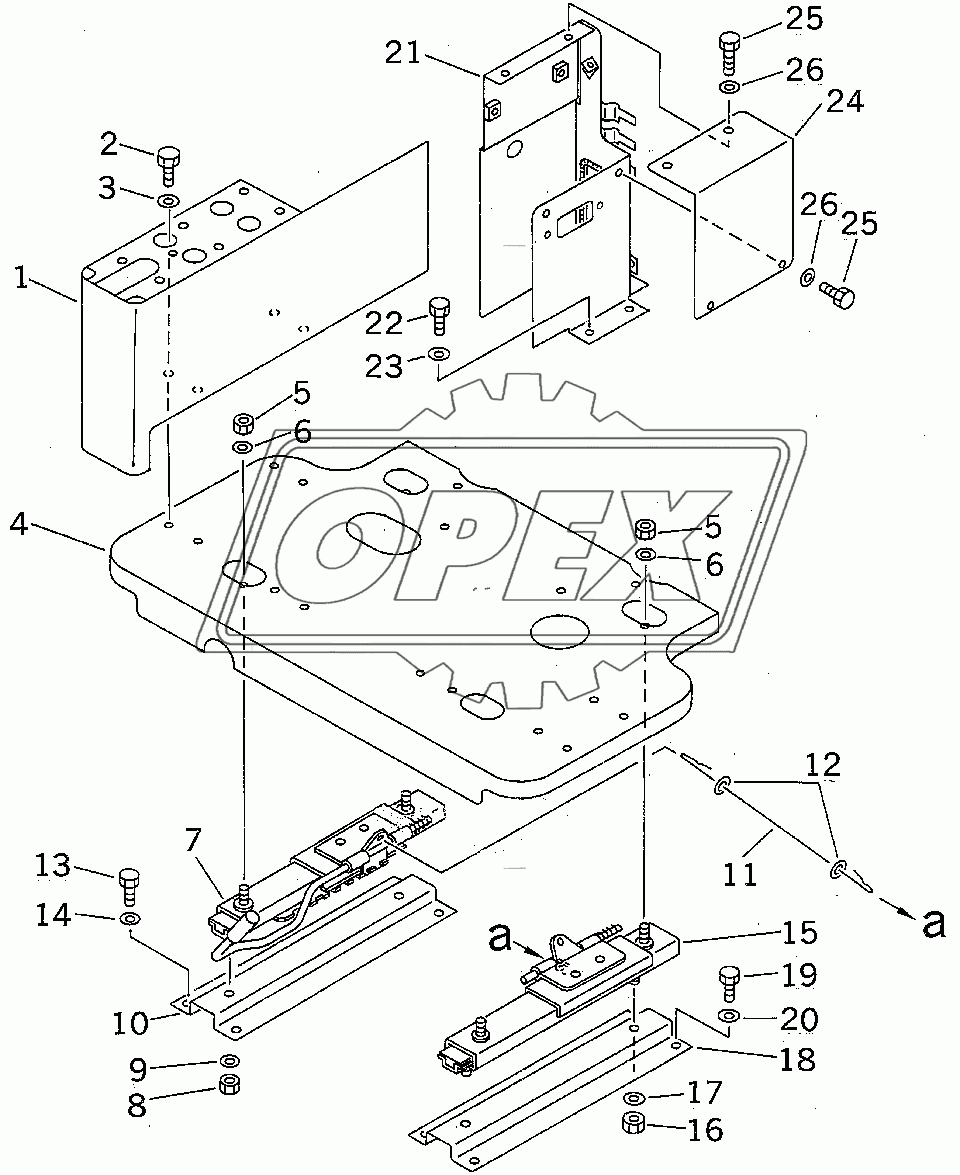  FLOOR FRAME (RIGHT STAND) (STAND FRAME AND ADJUSTER)(96514-102228)