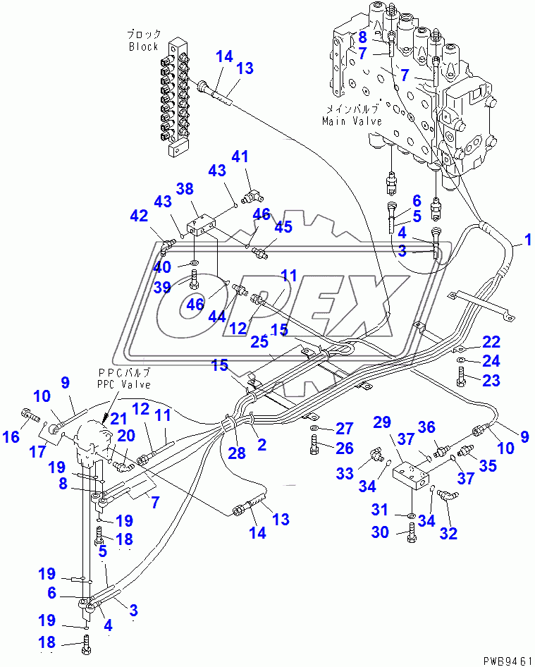  FLOOR FRAME (PPC TRAVEL LINES)(102229-)