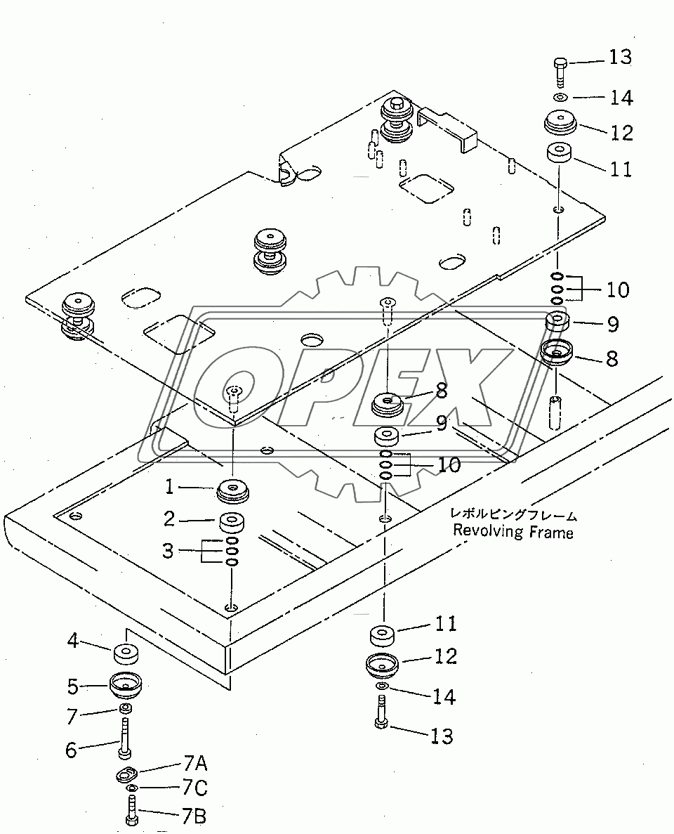  LOW MOUNT (FLOOR FRAME)(80001-86929)