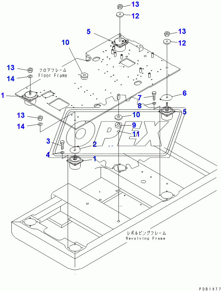  LOW MOUNT (FLOOR FRAME)(86930-94998)