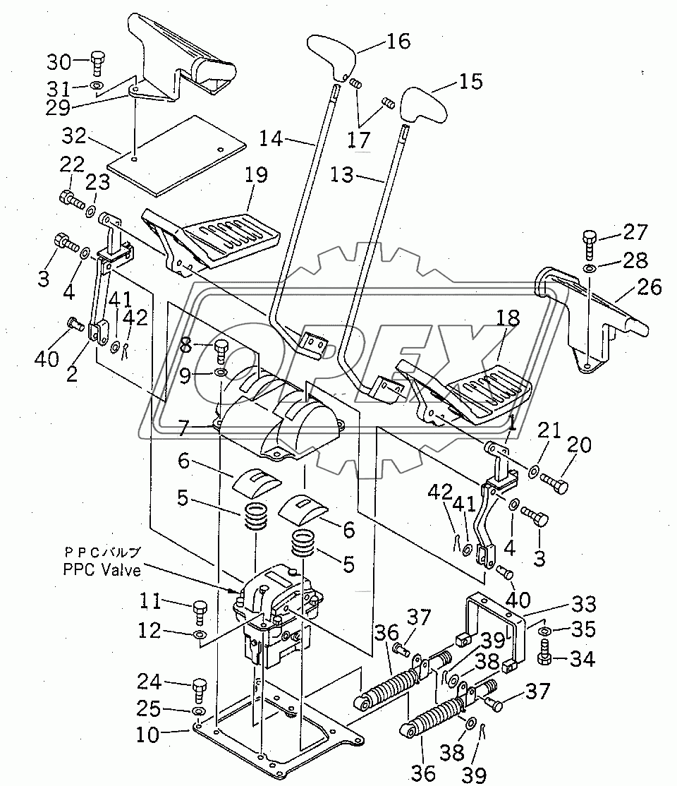  TRAVEL LEVER(80001-83825)