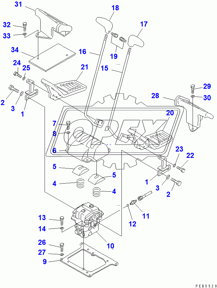  TRAVEL LEVER(94999-96513)