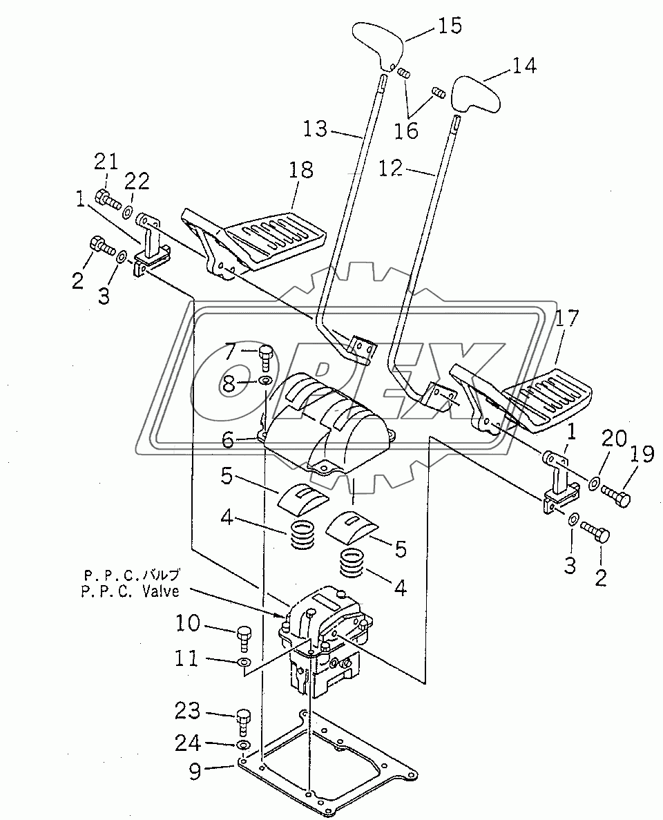  TRAVEL LEVER (FOR ADDITIONAL PIPING) (2 ACTUATOR)(83826-94998)