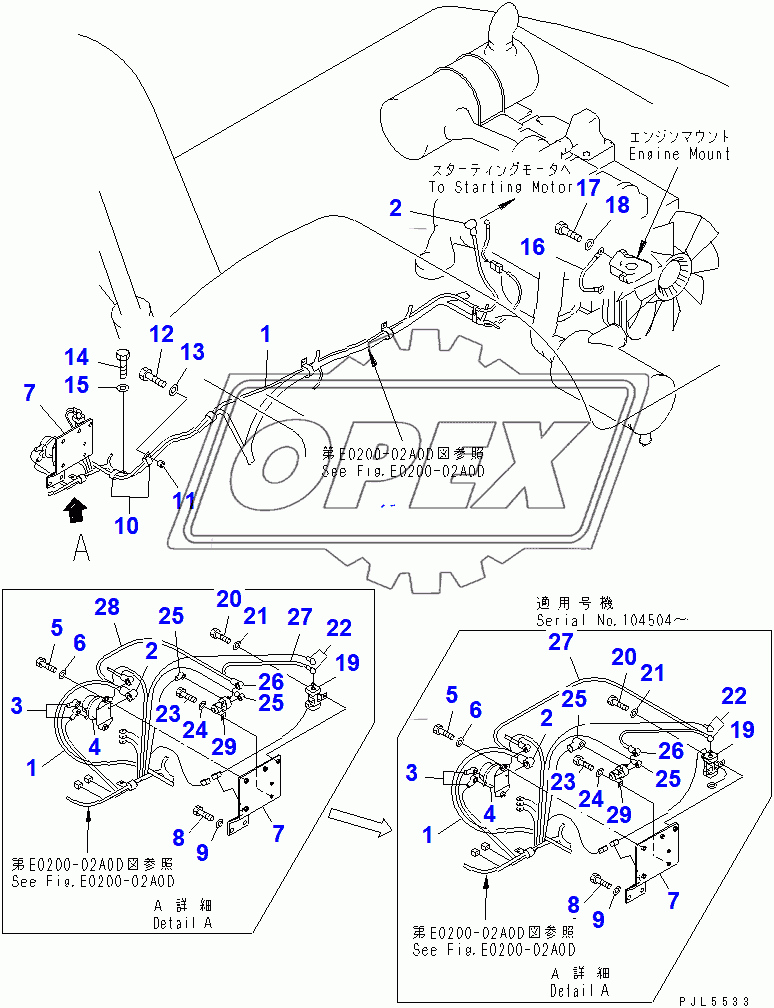  WIRING (STARTING HARNESS)(96514-)