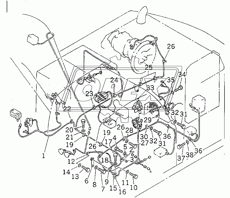  WIRING (MAIN HARNESS)(80001-86929)