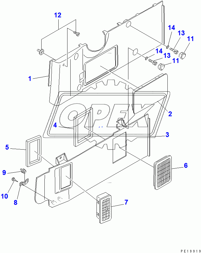  GARNISH COVER(80001-94998)