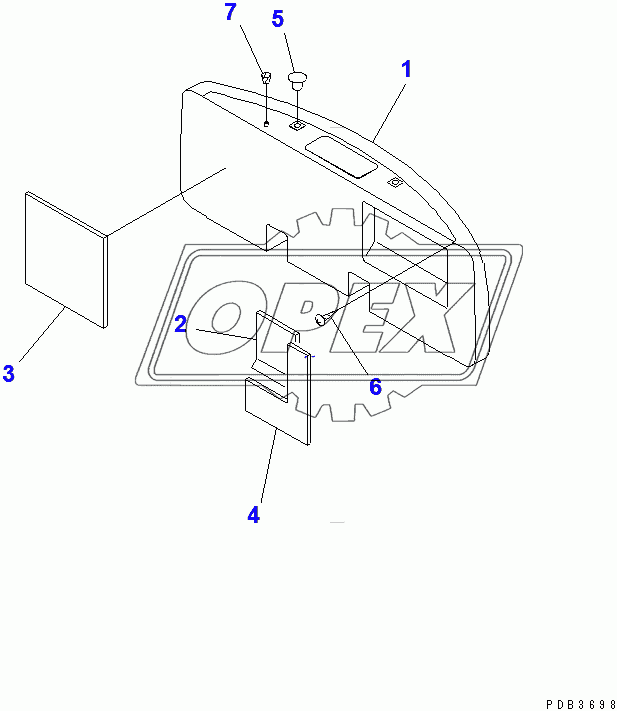 COUNTER WEIGHT (3430 KG)(91087-94998)