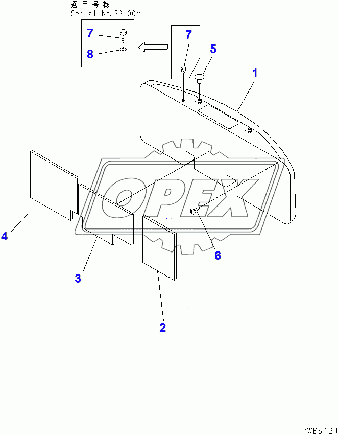  COUNTER WEIGHT (3430 KG)(94999-)