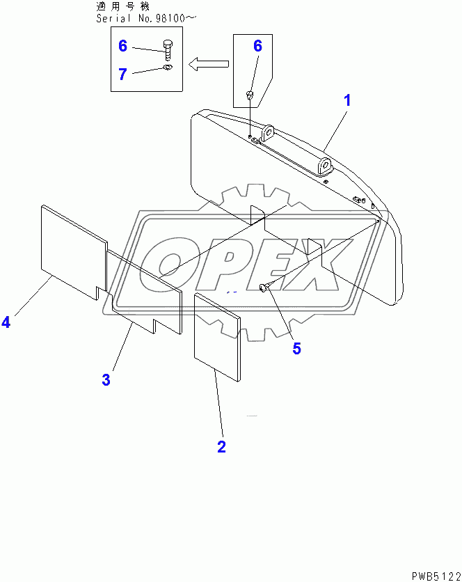  COUNTER WEIGHT (SLING) (3430 KG)(94999-)