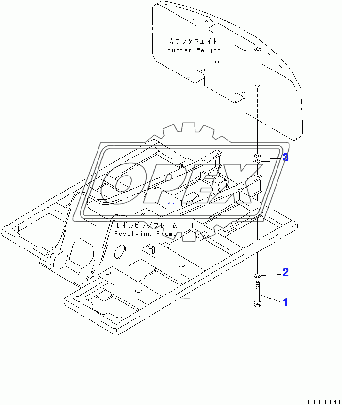  COUNTER WEIGHT MOUNTING