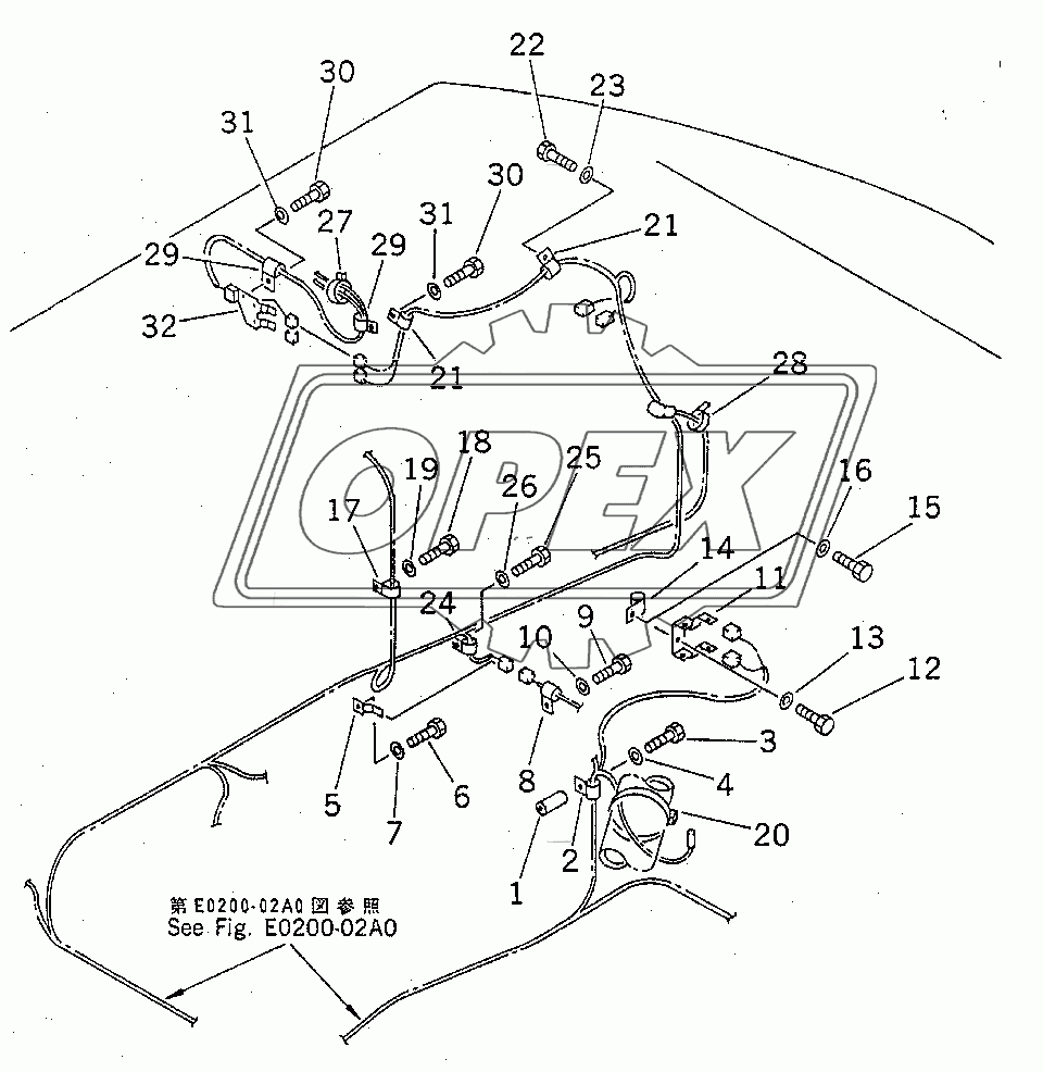  WIRING (MAIN HARNESS) (CLIP)(80001-94998)