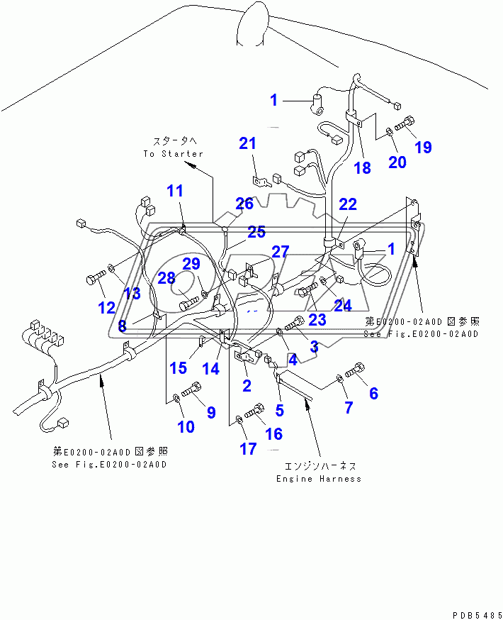  WIRING (MAIN HARNESS) (CLIP)(94999-96513)