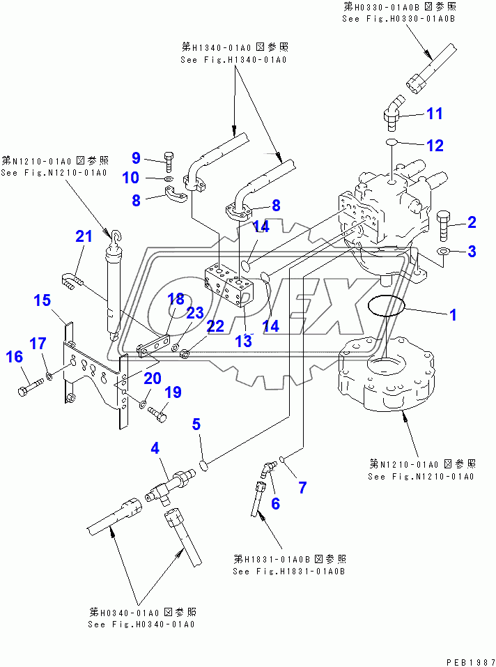  SWING MOTOR (CONNECTING PARTS)(86930-94998)