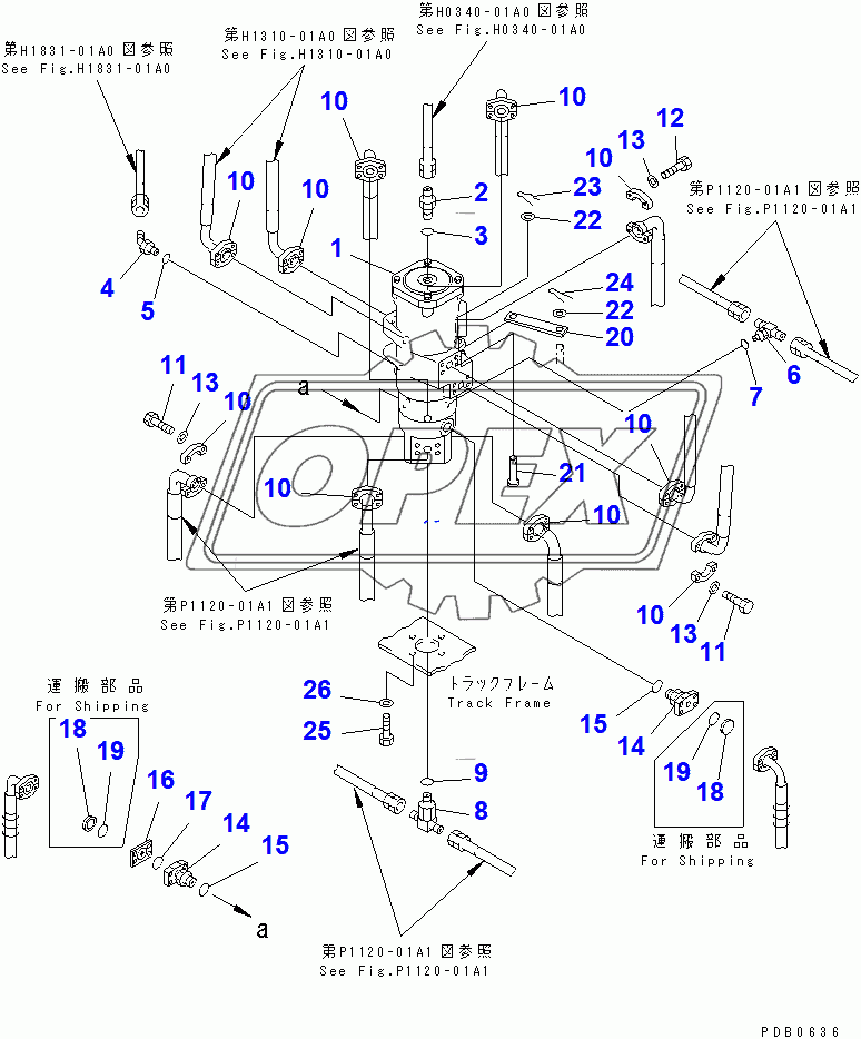  SWIVEL JOINT (CONNECTING PARTS) (CS HANDLLER)