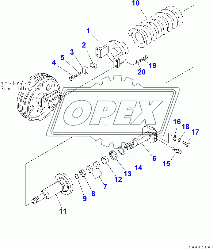  IDLER CUSHION(110676-)