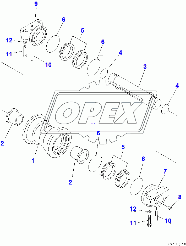  TRACK ROLLER(80001-86929)