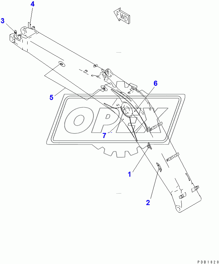  BOOM (FOR ADDITIONAL PIPING)(82251-99111)