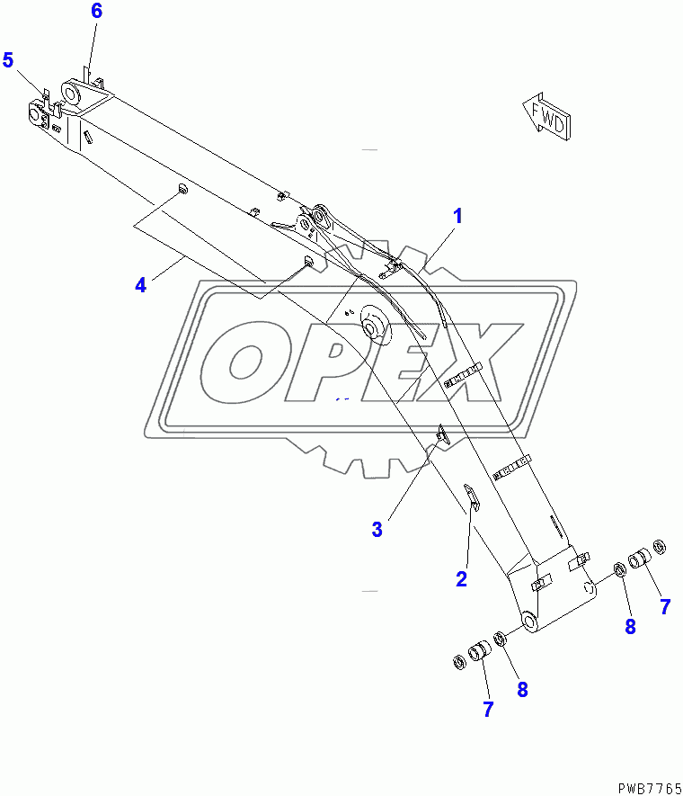  BOOM (ROTATION ARM)(99112-)