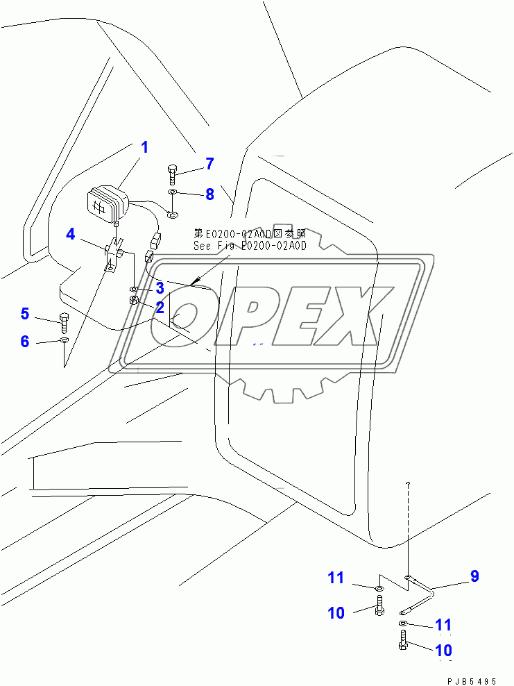  WIRING (FRONT WORKING LAMP)(94999-96513)