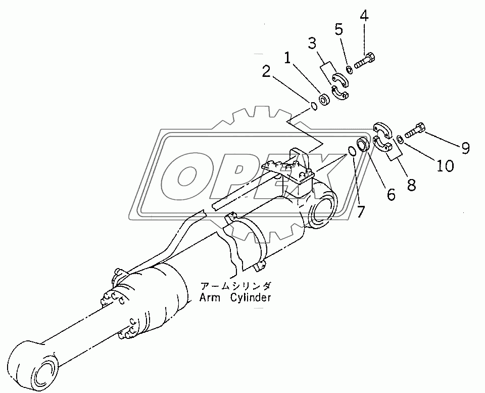  ARM CYLINDER (BLIND PARTS) (FOR COMPONENT)