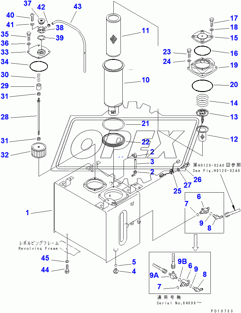  HYDRAULIC TANK (WITH SENSOR)(80001-94998)