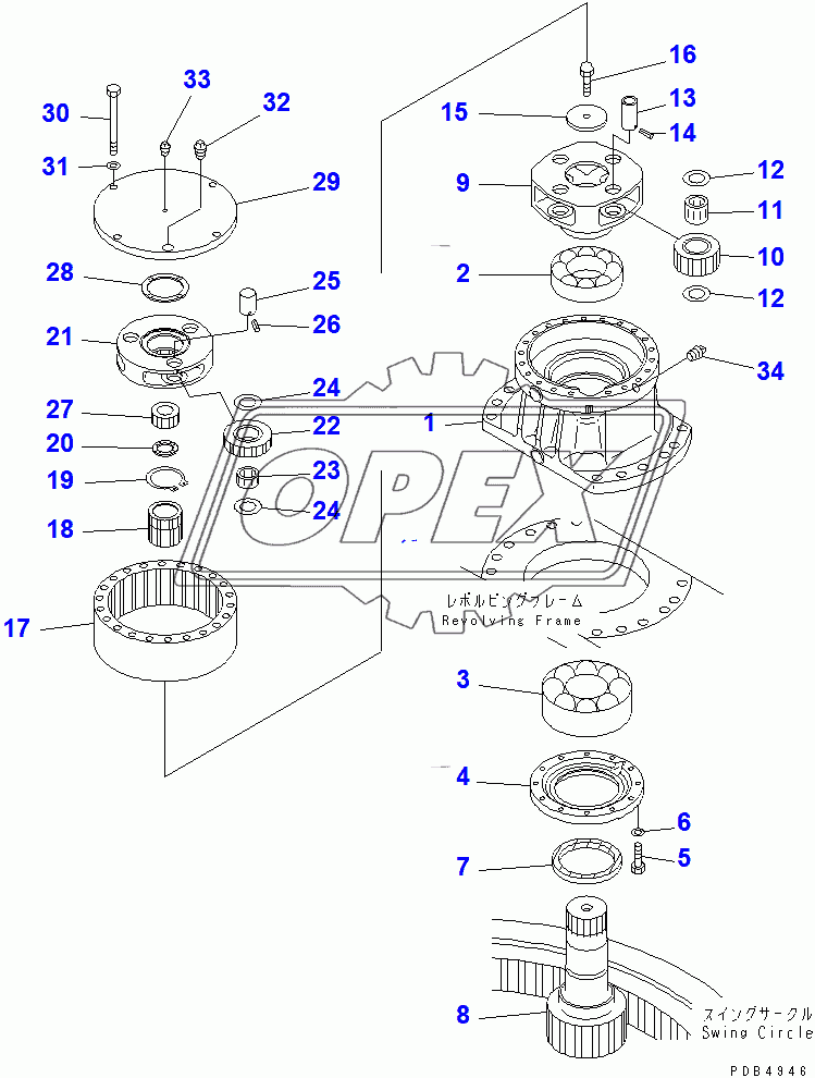  SWING MACHINERY ASS'Y (SUPPLY ONLY)(96514-)