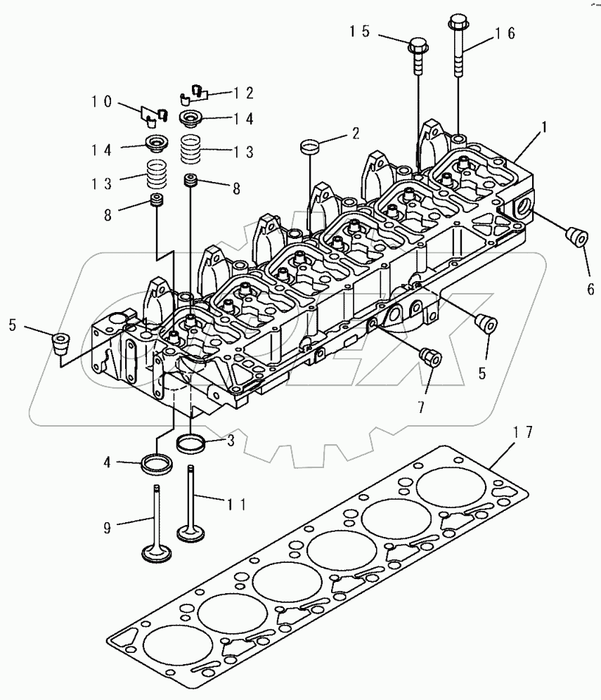 A1009-01A0 CYLNDER HEAD