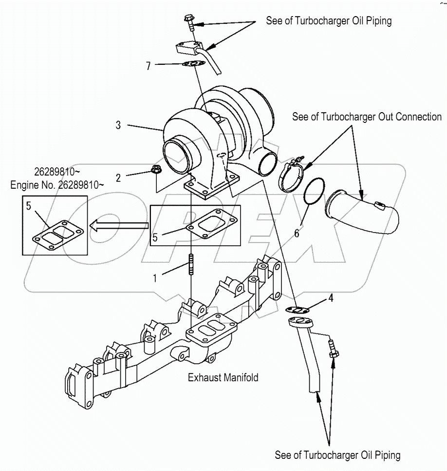 A1539-01A0 TURBOCHARGER MOUNTING