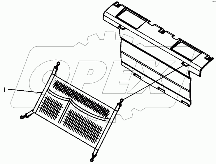 KO190-01A0 LUGGAGE BOX NET