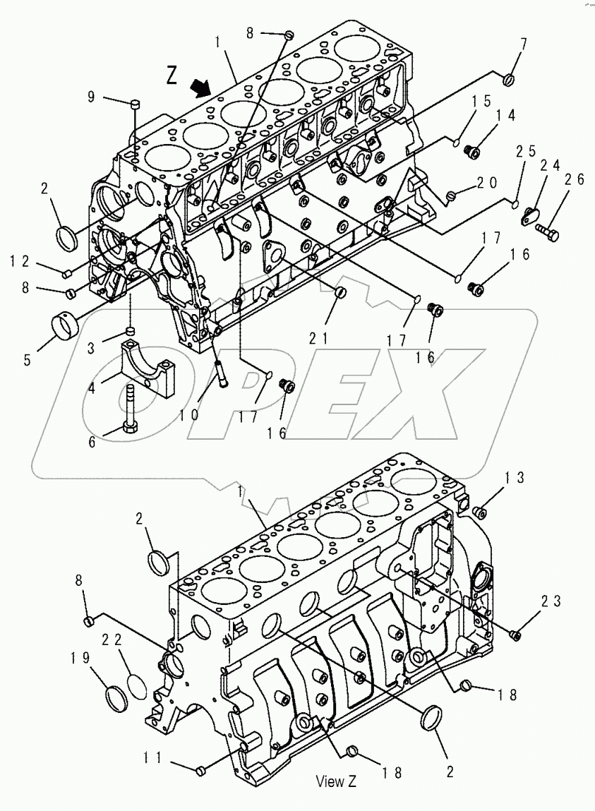 A2019-01A0 CYLINDER BLOCK