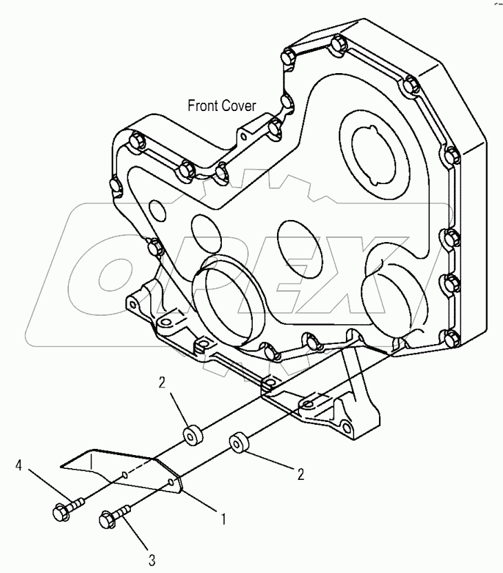 A2040-01A0 FRONT COVER POINTER