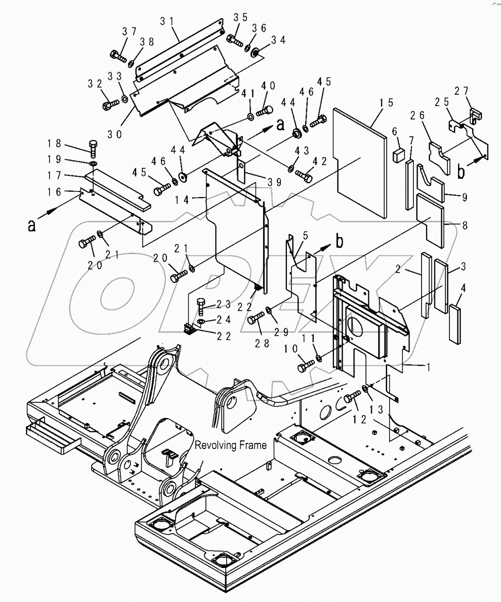 M1150-01A0 PARTITION (MACHINE CAB)