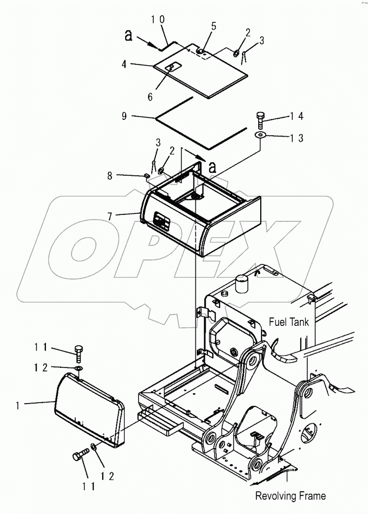 M1220-01A0 RIGHT SIDE CASE