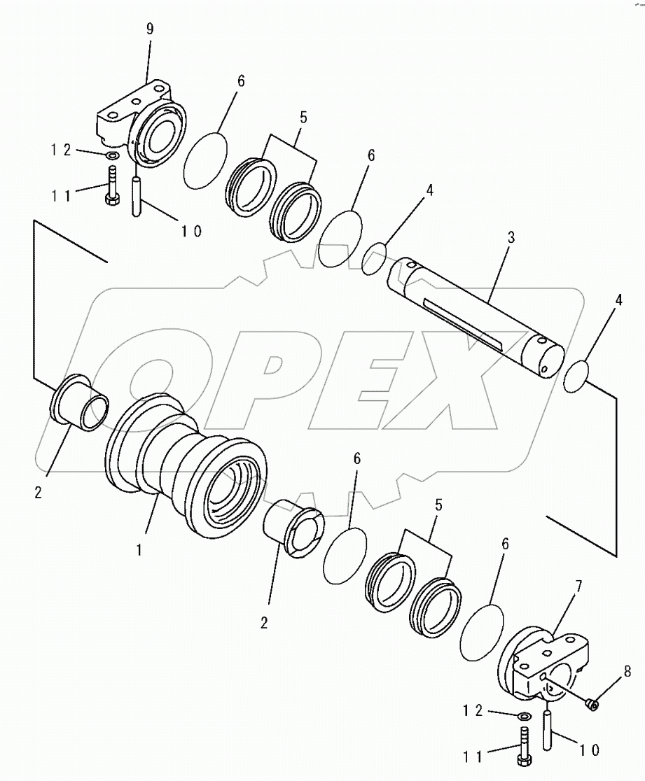 R0200-01A1 TRACK ROLLER