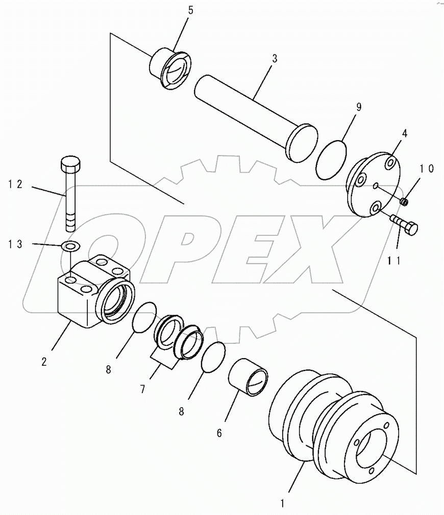 R0300-01A0 CARRIER ROLLER
