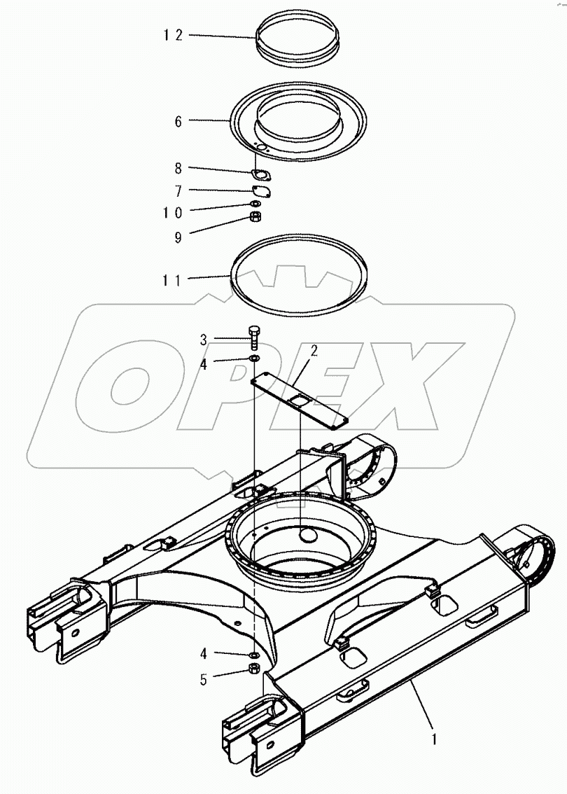 R1100-01A1 TRACK FRAME