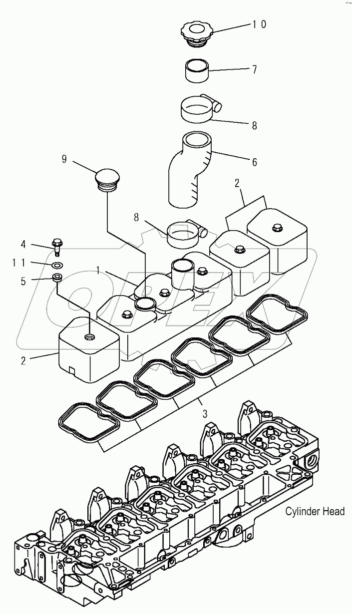 A111P-01A0 HEAD COVER