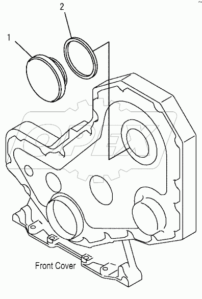 A281P-01A0 TACHOMETER DRIVE COVER
