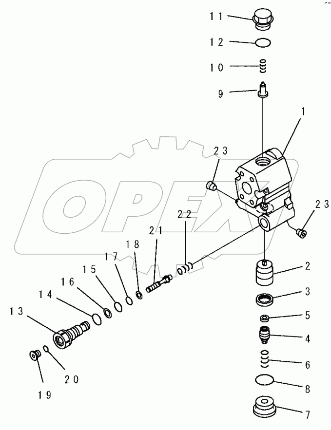 Y1675-01A0 LOCK VALVE (OPT)