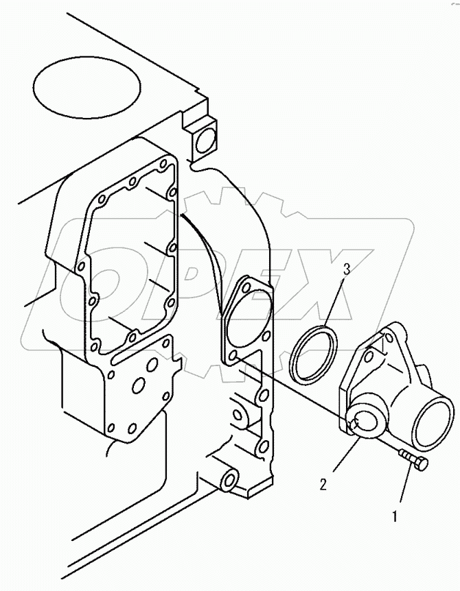 A501R-01A0 WATER CONNECTOR