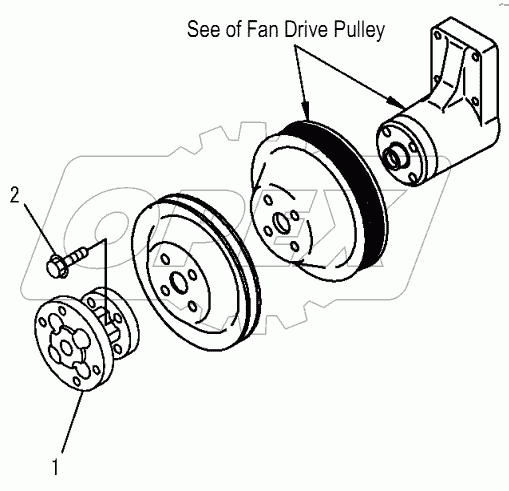A504P-01A0 FAN SPACER