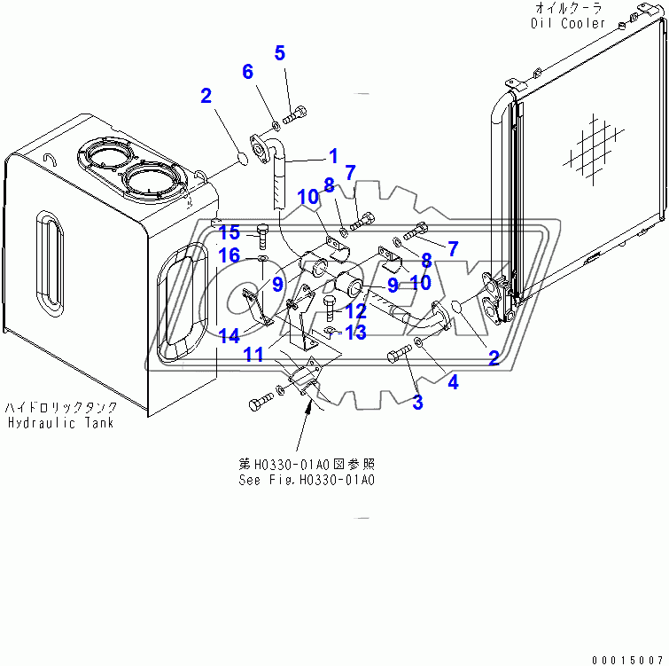  OIL COOLER PIPING