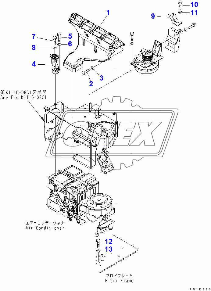  BIG WIND AIR CONDITIONER (REAR DUCT)