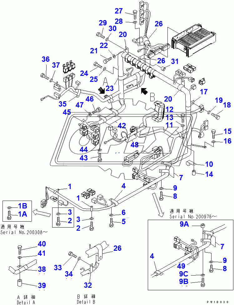  FLOOR FRAME (CLIP)(200001-250000)